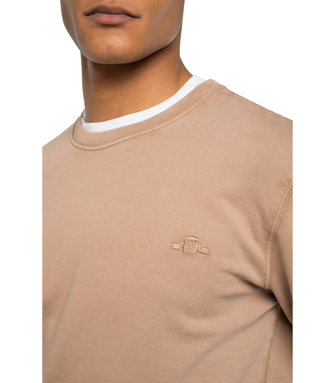 ガーメントダイ オーガニックコットンスウェットシャツ 詳細画像 マッド 6